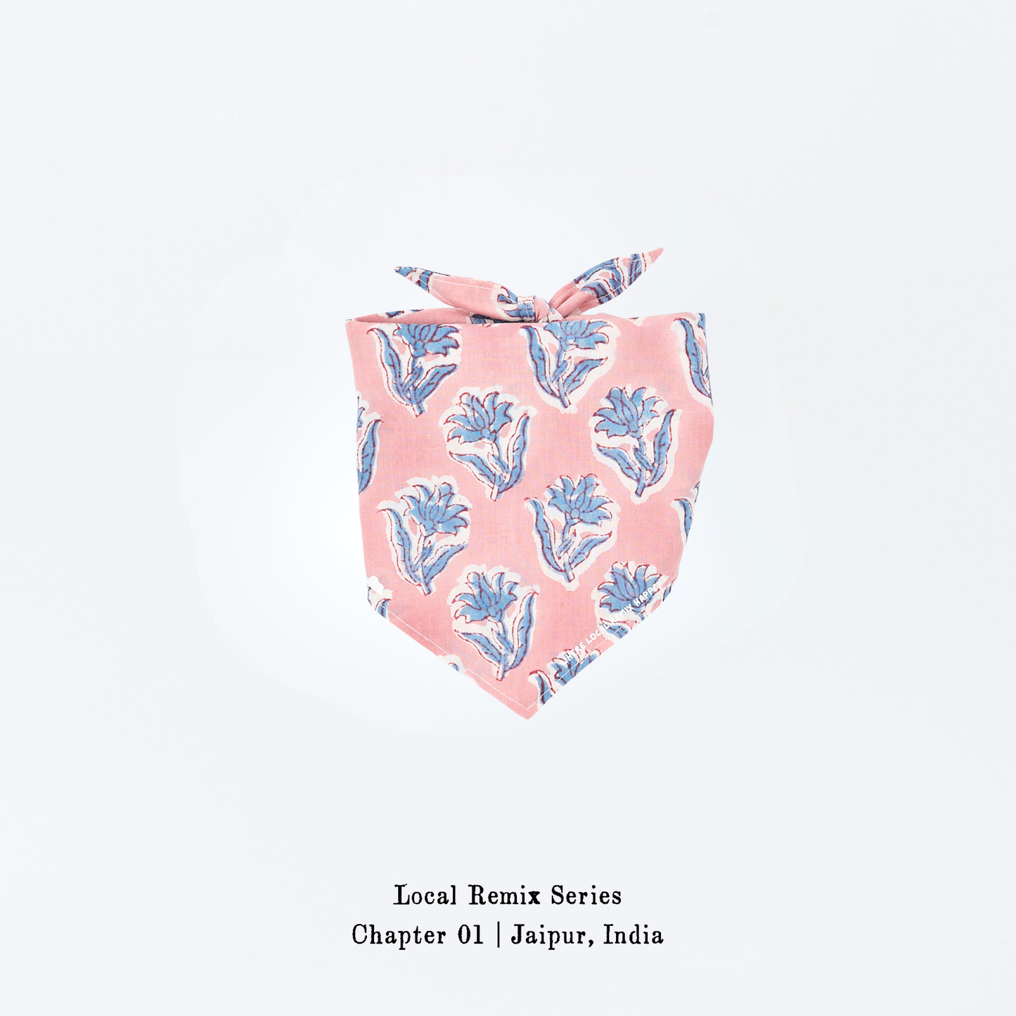 Yellow Planet® Local Remix Triangle Bandana – Unique Cotton Print | Limited Color Edition Stretch of Bluegrass