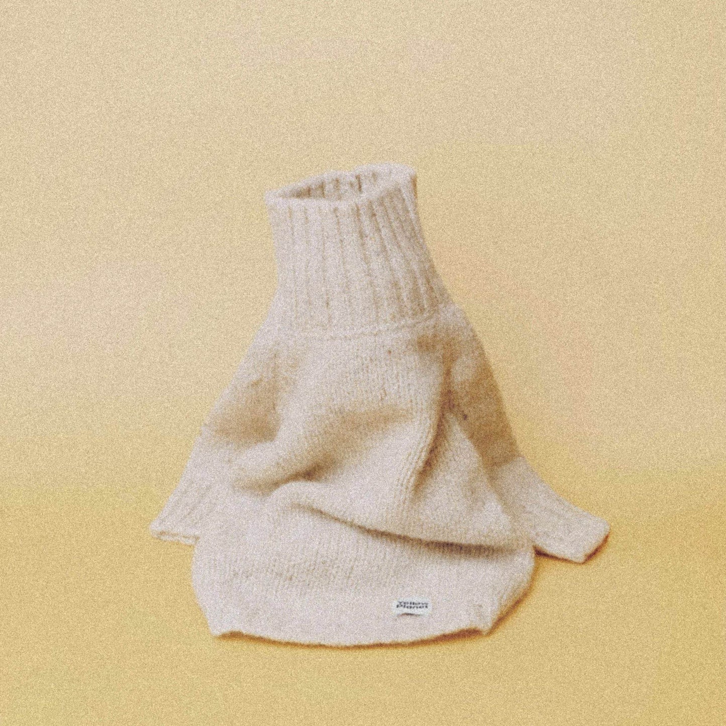 Gentle Dog Series Alpaca-Wool Tweed Pet Sweater Ivory Tweed