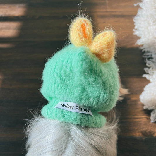 Pawsome Granny Gang Series Handcraft Fashion "MOCHI BONBON" Wool Knit Beanie