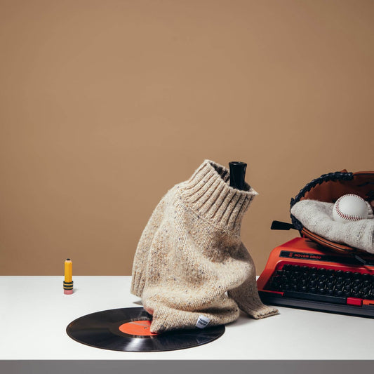 Gentle Dog Series Alpaca-Wool Tweed Pet Sweater