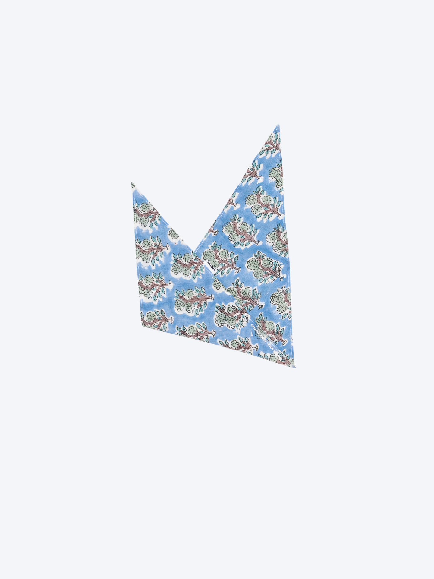 Local Remix Series Block Print Indian Cotton Bandana