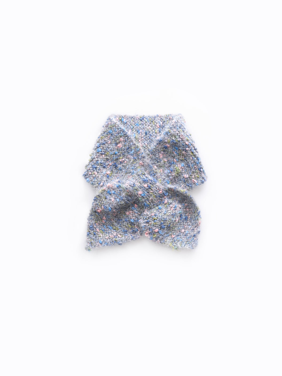 Hand-Knitted "The Revival" Heart‑Twist Pet Neck Warmer