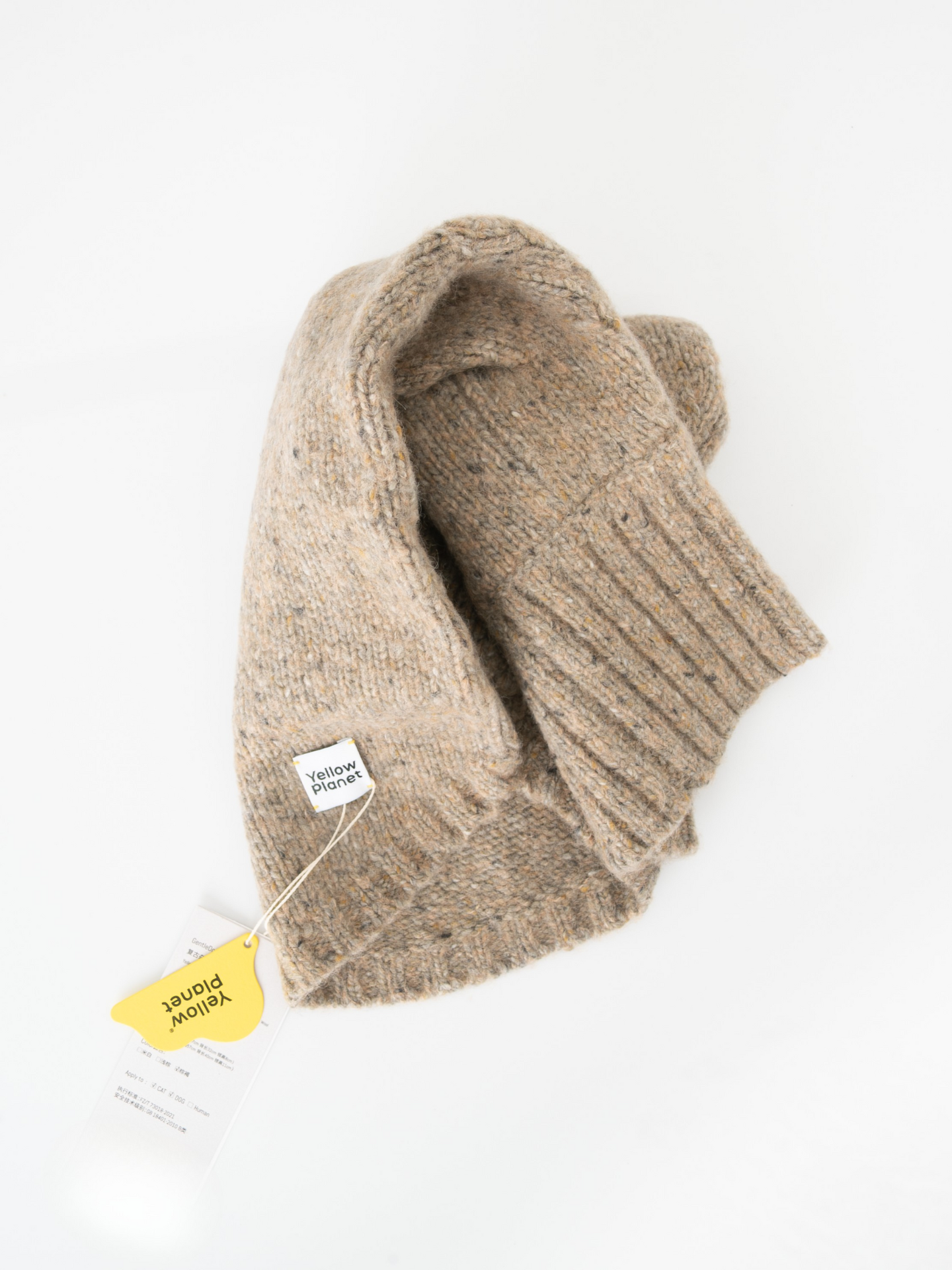 Gentle Dog Series Alpaca-Wool Tweed Pet Sweater