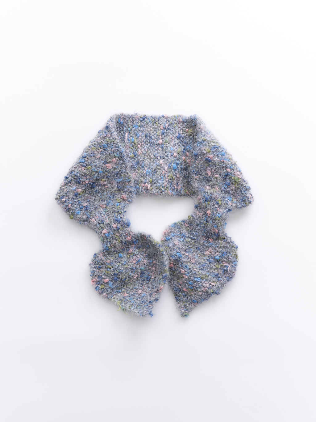 Hand-Knitted "The Revival" Heart‑Twist Pet Neck Warmer