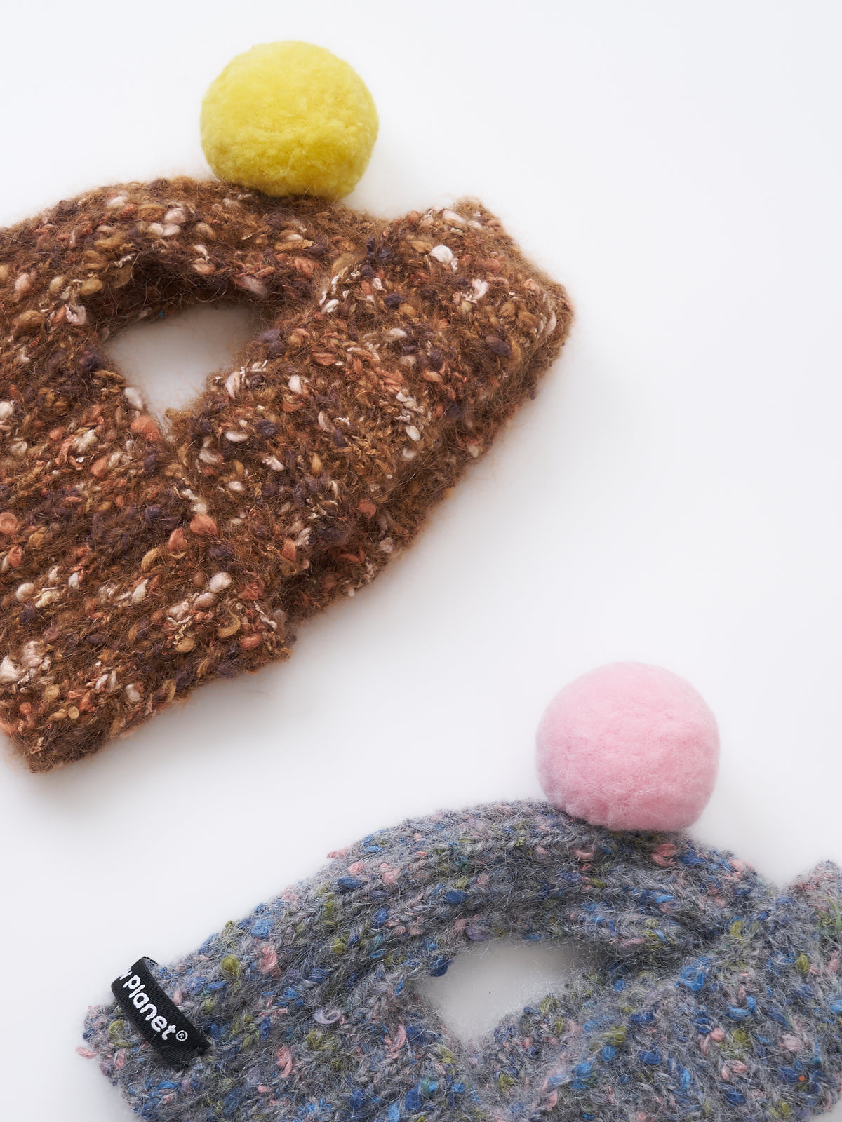 Hand-Knitted "The Revival" Balaclava with Pom-Pom