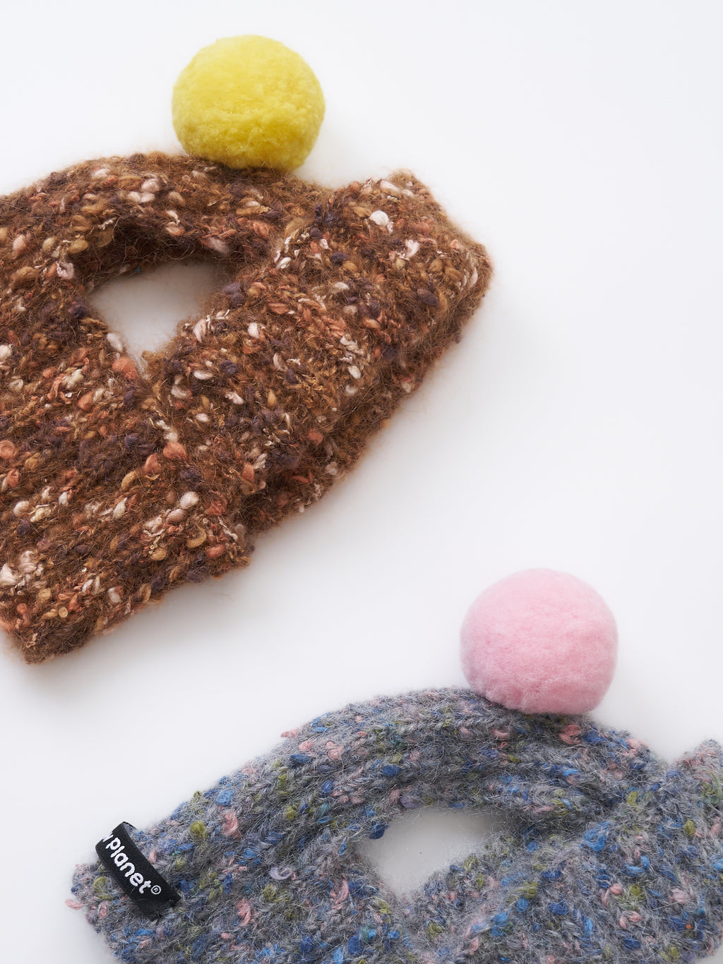 Hand-Knitted "The Revival" Balaclava with Pom-Pom