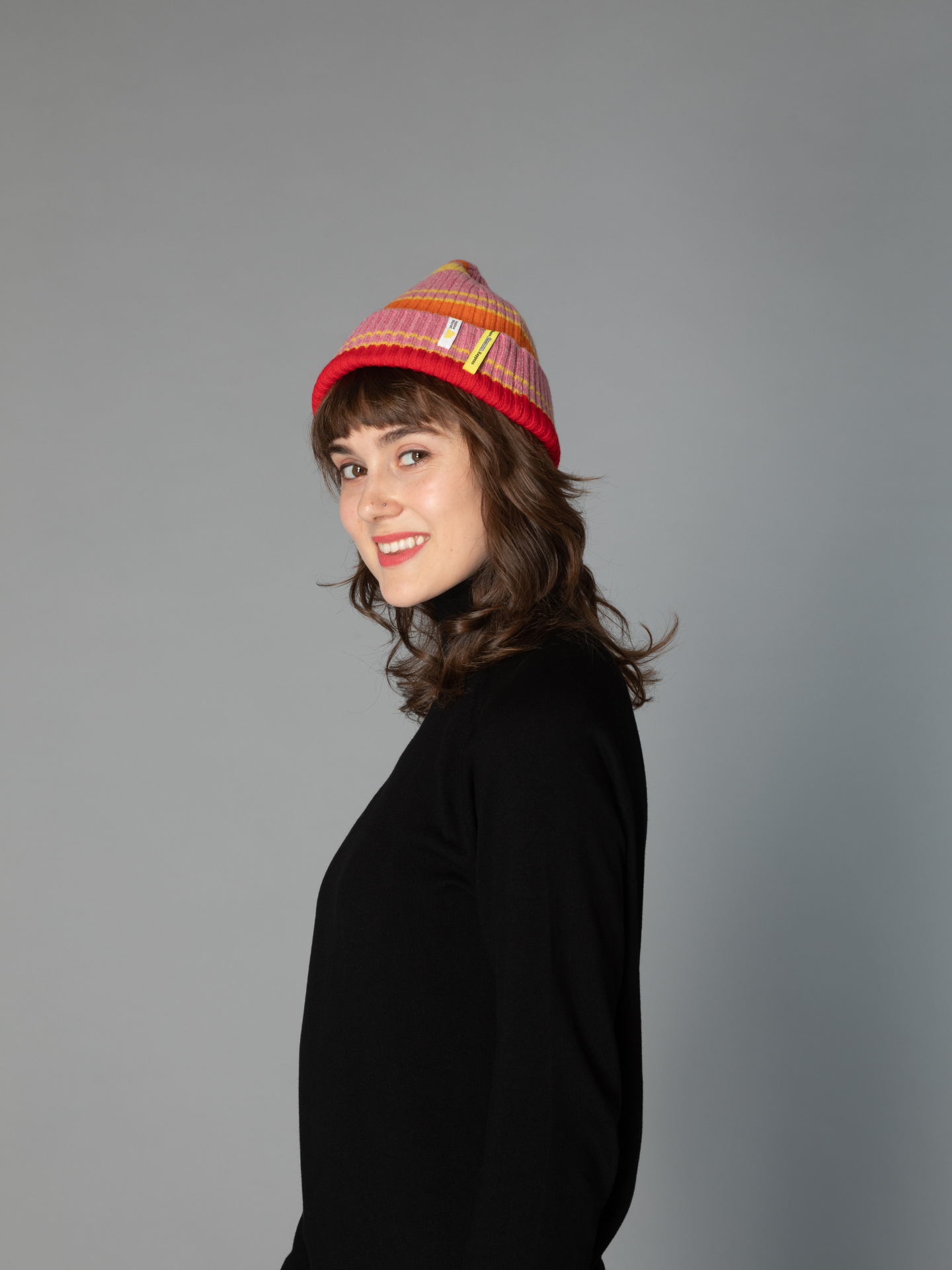 Color Heal Series  Merino Wool Beanie for Humans – Playful Pom-Pom