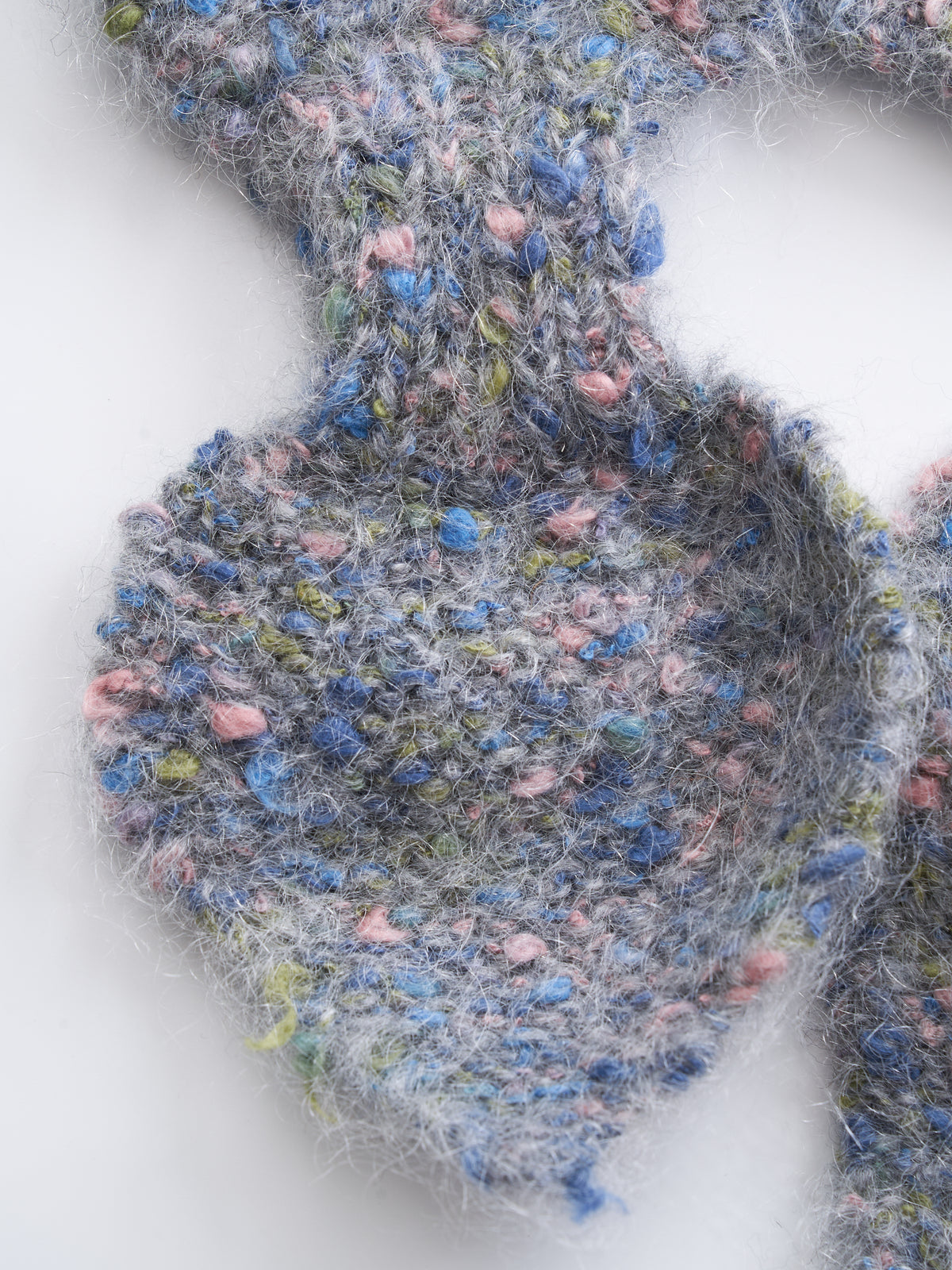 Hand-Knitted "The Revival" Heart‑Twist Pet Neck Warmer