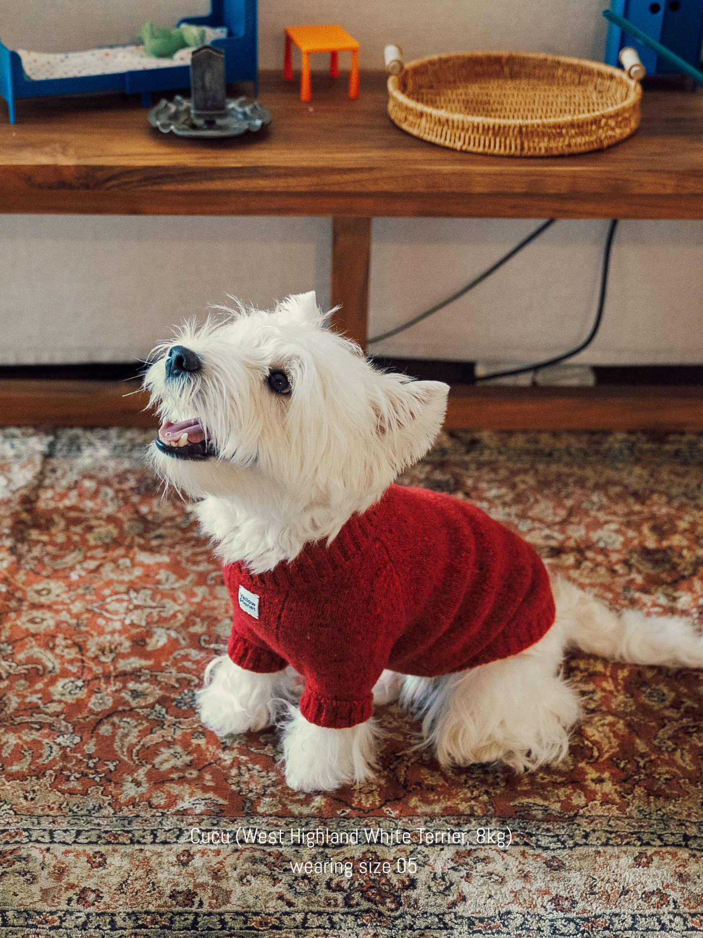 Gentle Dog Series Alpaca-Wool Tweed Pet Sweater-The New Chapter