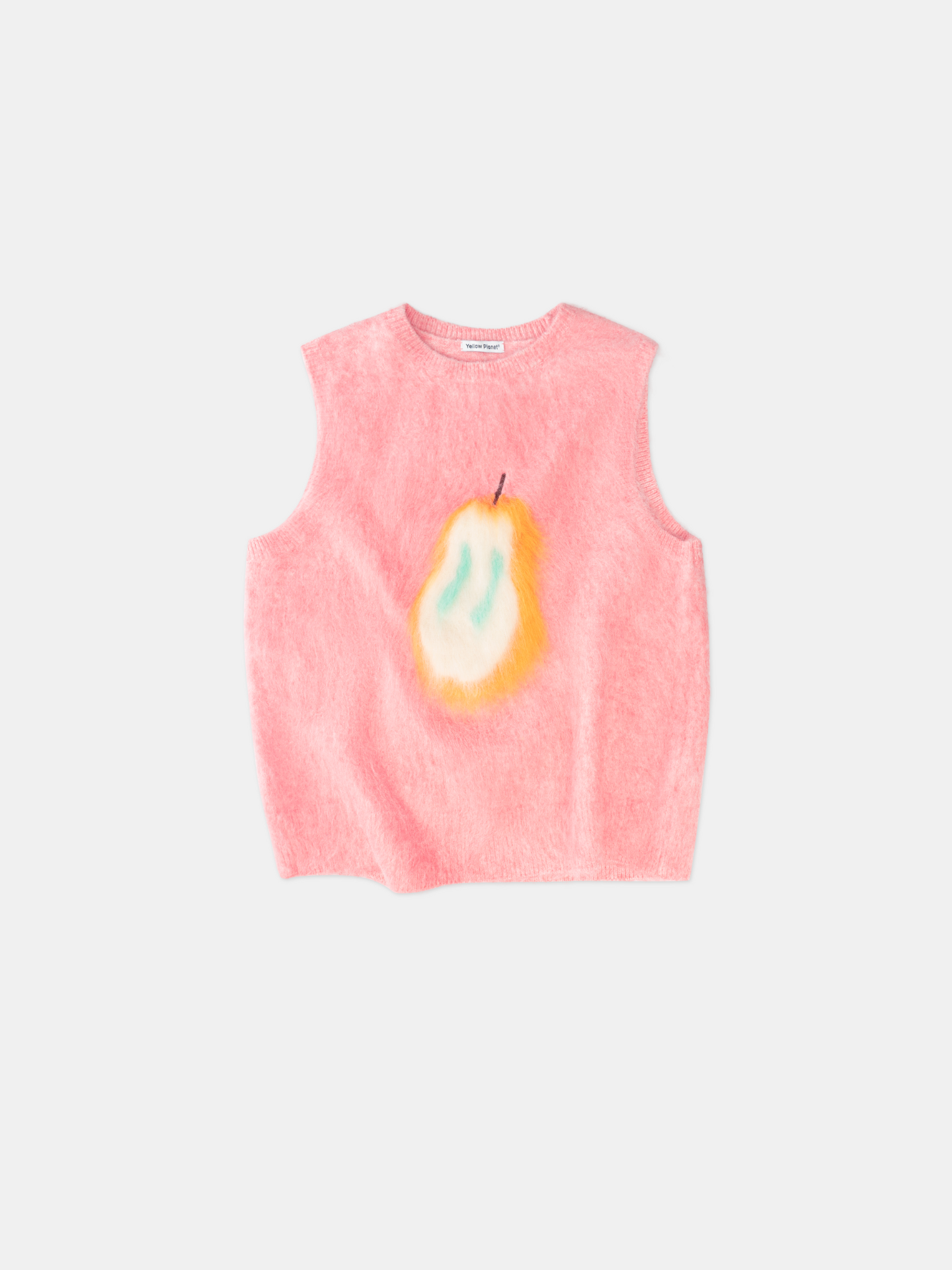 Yellow Market Series - Artist Collaboration Fruits Brushed Knit Vest [Human Edition]
