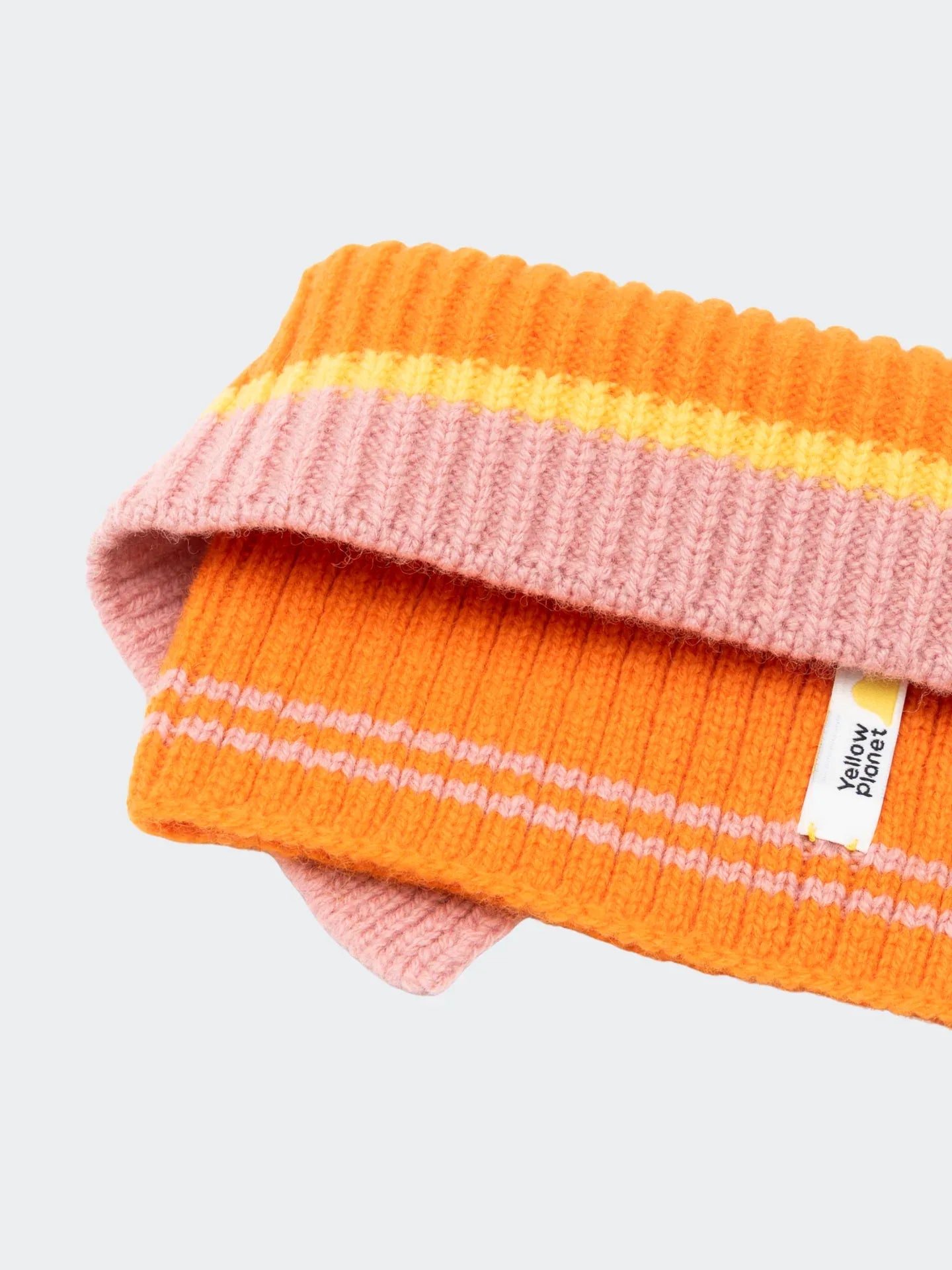 Color Heal Series Merino Wool Multifunctional Fashion Collar - Yellow Planet