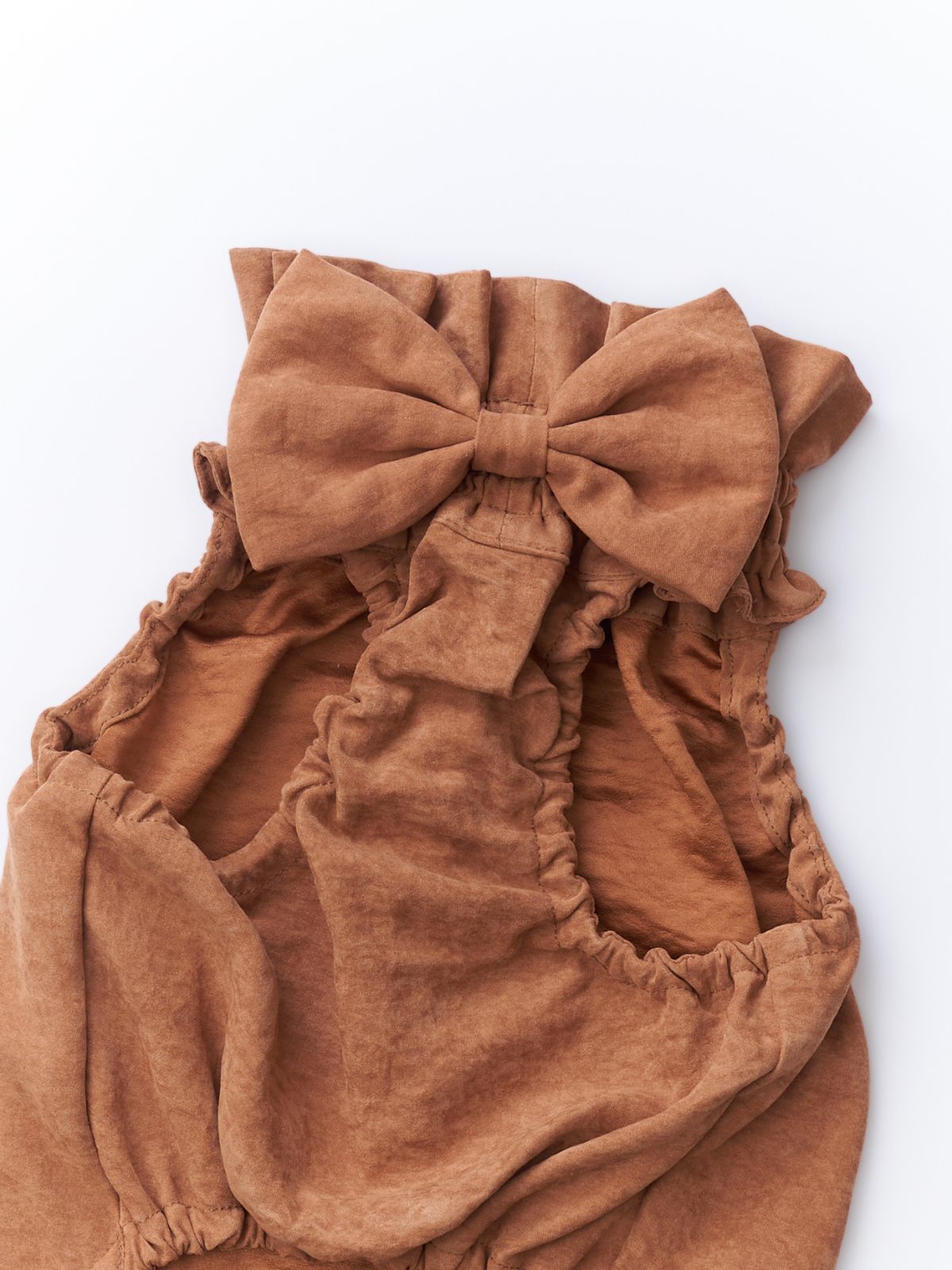 Atelier Collection Retro Suede High-Neck Top