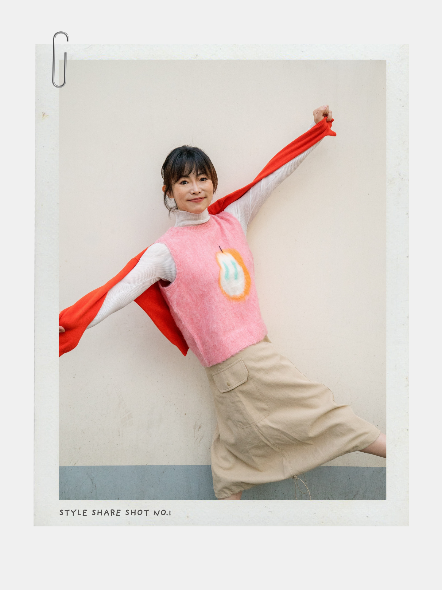 Yellow Market Series - Artist Collaboration Fruits Brushed Knit Vest [Human Edition]