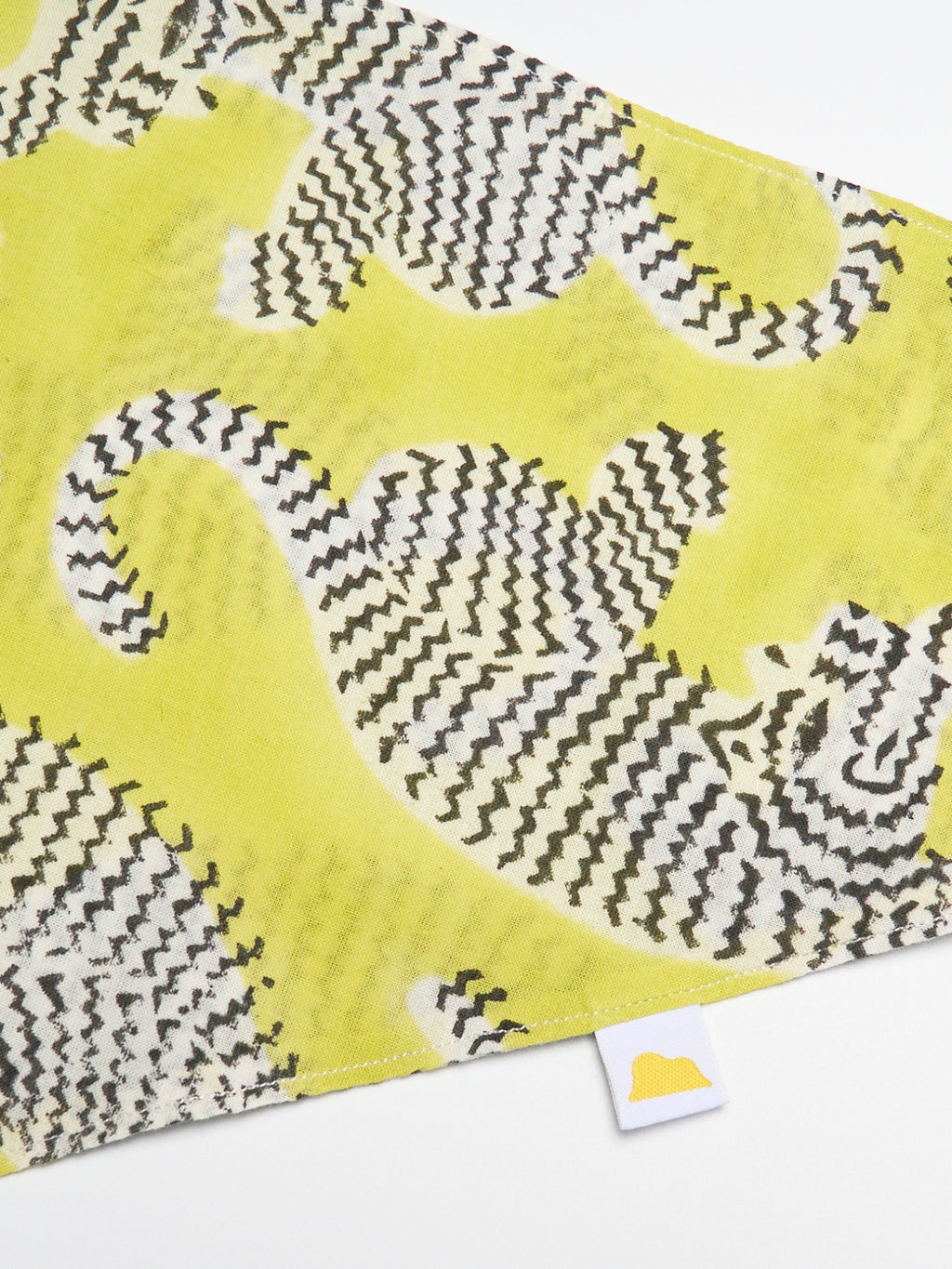 Local Remix シリーズ ブロックプリント インド綿 バンダナ