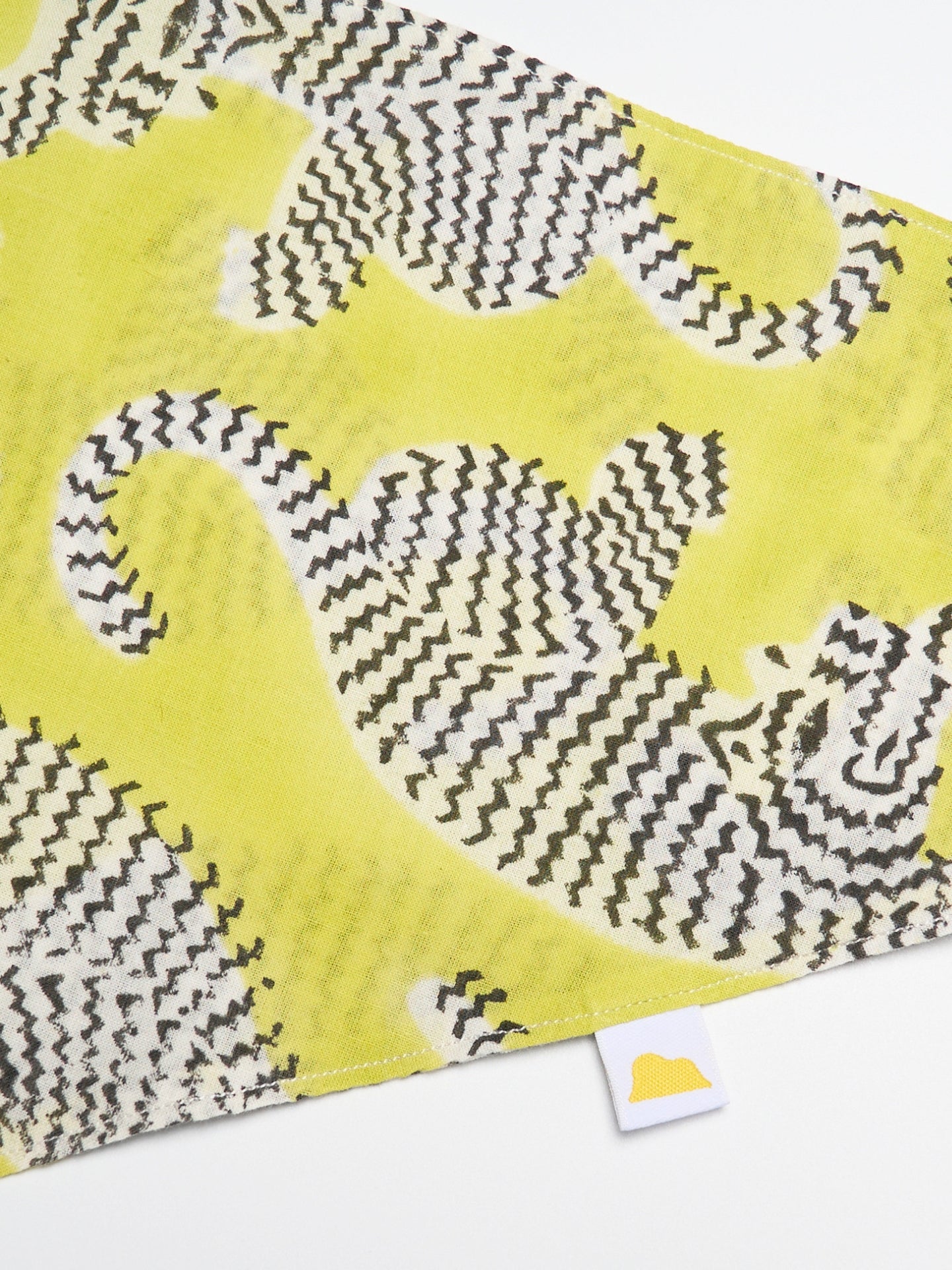 Local Remix シリーズ ブロックプリント インド綿 バンダナ