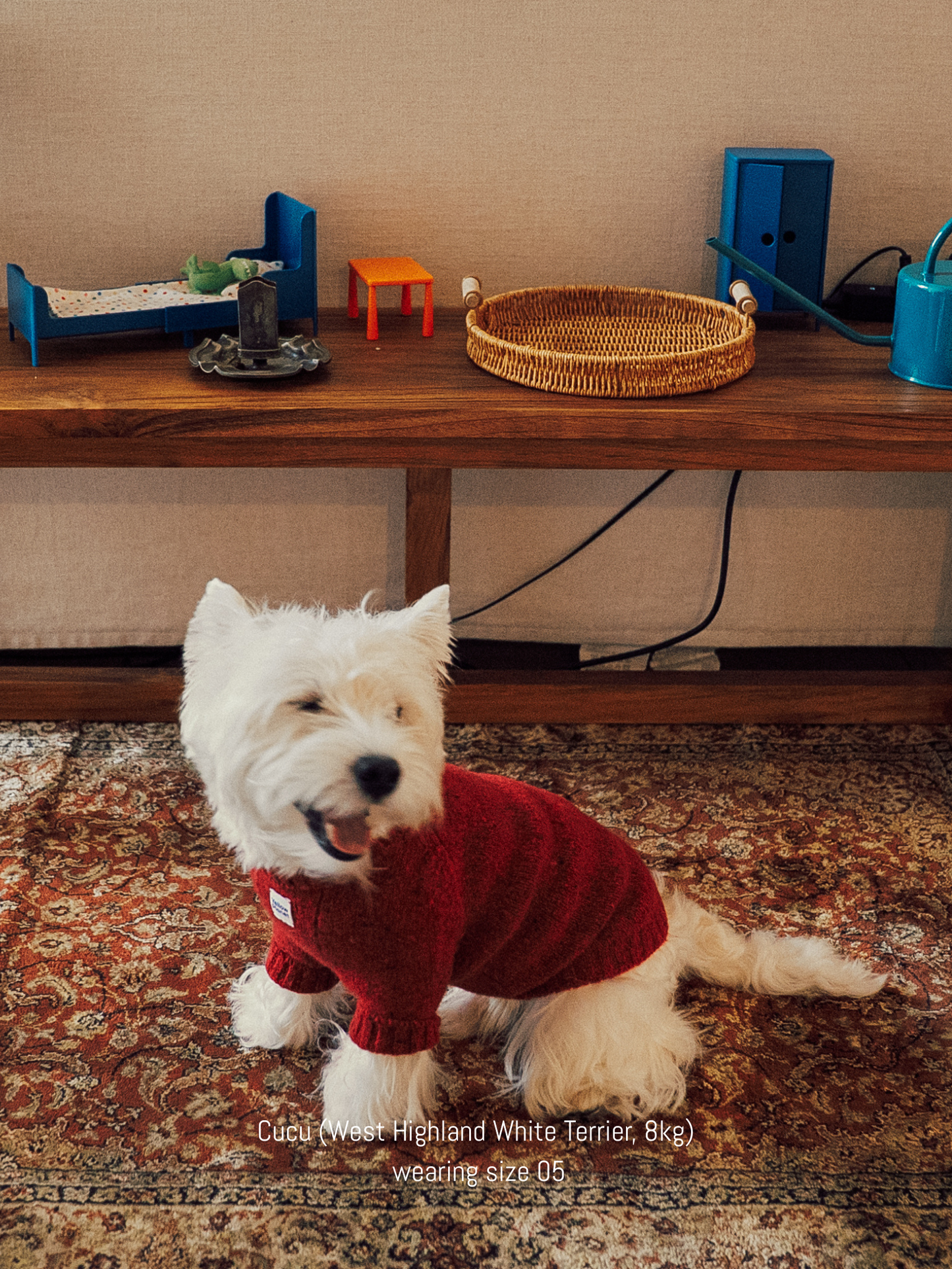 Gentle Dog Series Alpaca-Wool Tweed Pet Sweater-The New Chapter