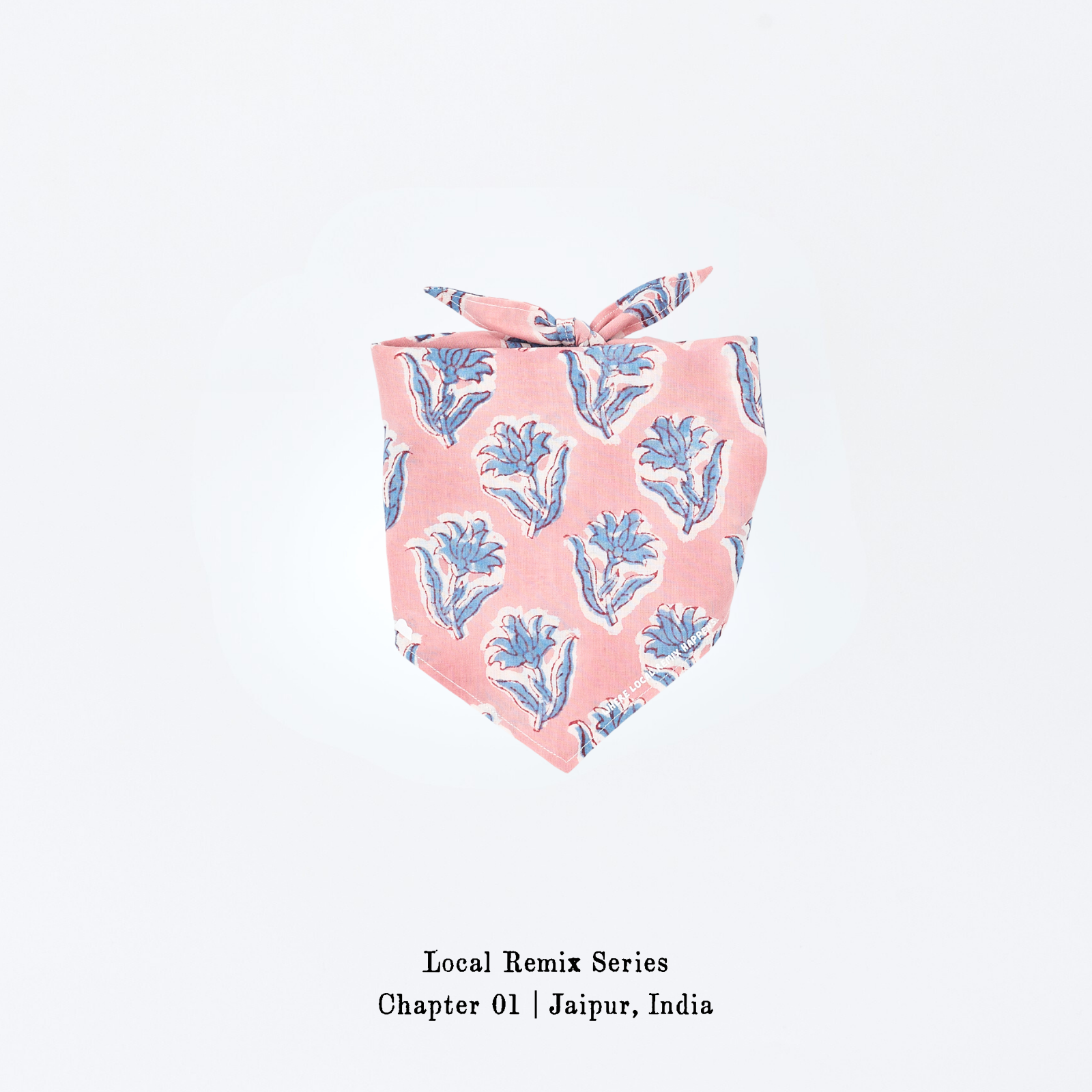 Yellow Planet® Local Remix Triangle Bandana – Unique Cotton Print | Limited Color Edition Stretch of Bluegrass
