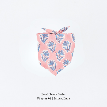 Yellow Planet® Local Remix Triangle Bandana – Unique Cotton Print | Limited Color Edition Stretch of Bluegrass