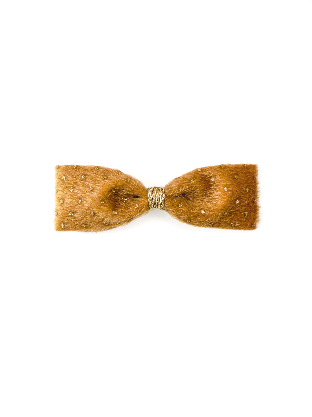 BALOVESYOU Stardust pet hair clip in Gold with delicate shimmering embellishments.
