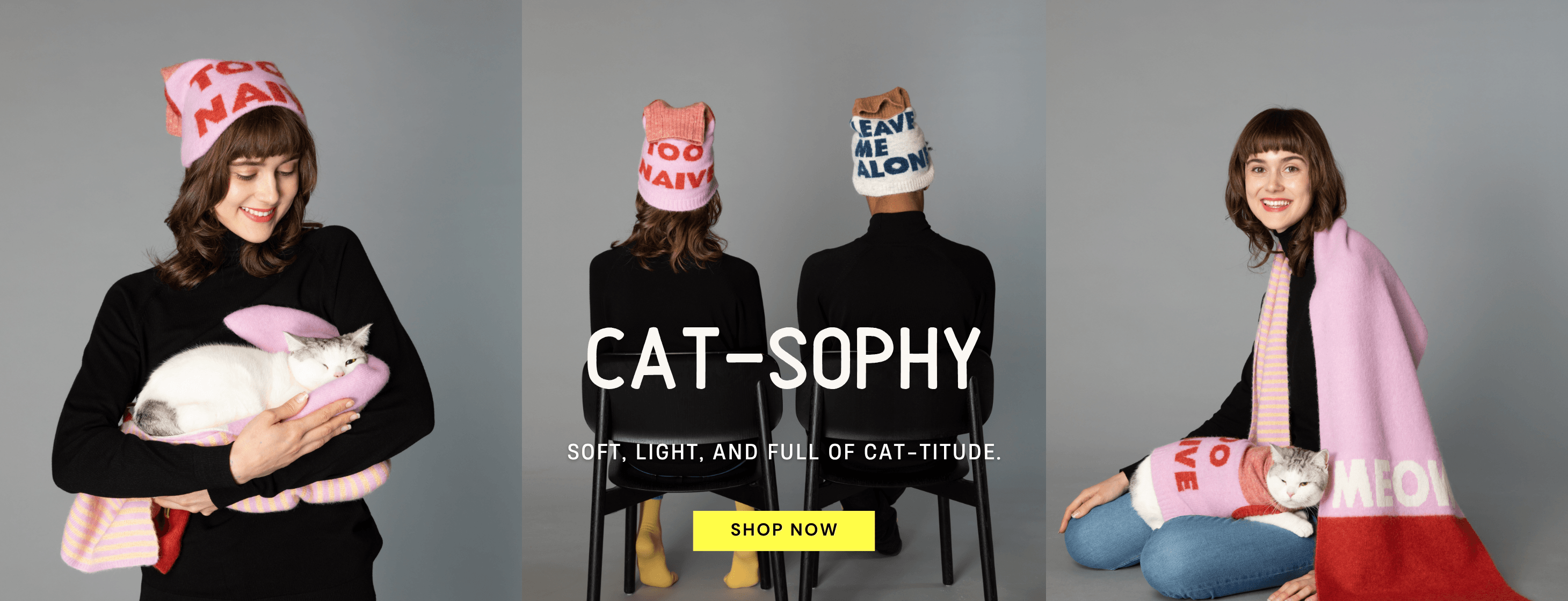 Cat Sophy series main visual banner — Explore the Cat Sophy collection products.