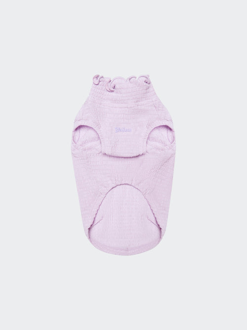 Colorful Daily AIRWave dog tank in Purple with a lightweight wavy textured fabric.