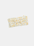 Colorful Daily Nature's Verse Bow Neckpiece in Daisy, crafted from crinkled cotton fabric.