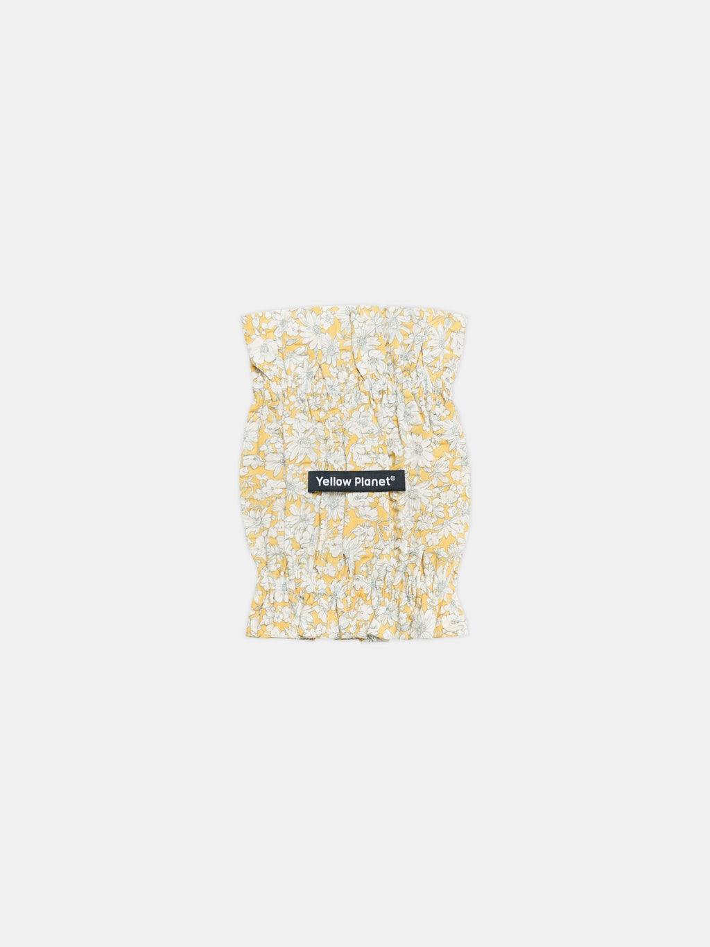 Colorful Daily Nature's Verse Gentle Wave Snood in Daisy, featuring a soft floral print and lightweight cotton fabric for long-eared dogs.