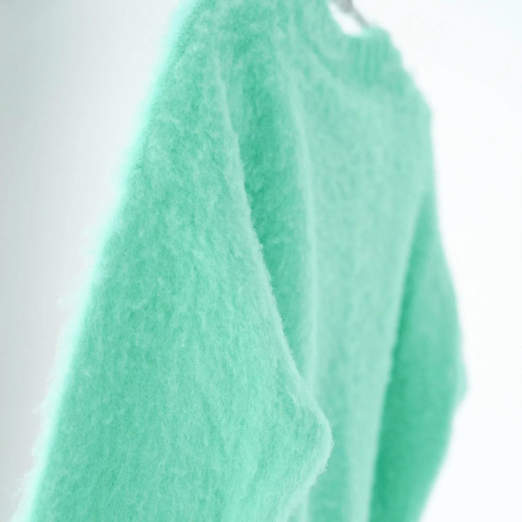 Fuwa Fuwa Series - Artistic Color Block Brushed Sweater[Human Edition] - Yellow Planet