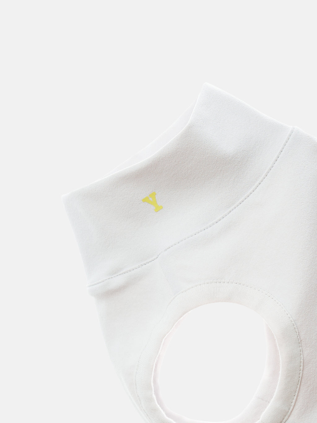 Detail of the L.Gray Oasis Series pet vest, showing the neckline design and clean stitching.