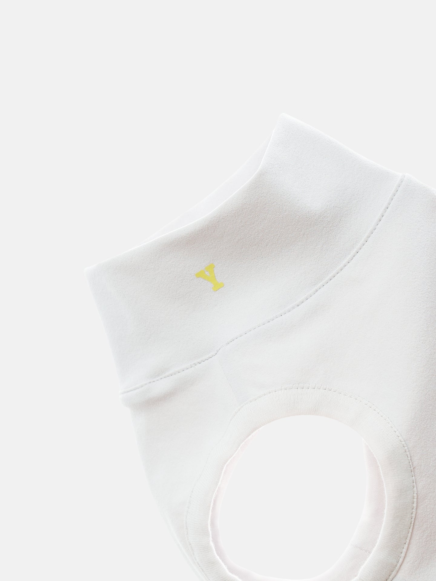 Detail of the L.Gray Oasis Series pet vest, showing the neckline design and clean stitching.