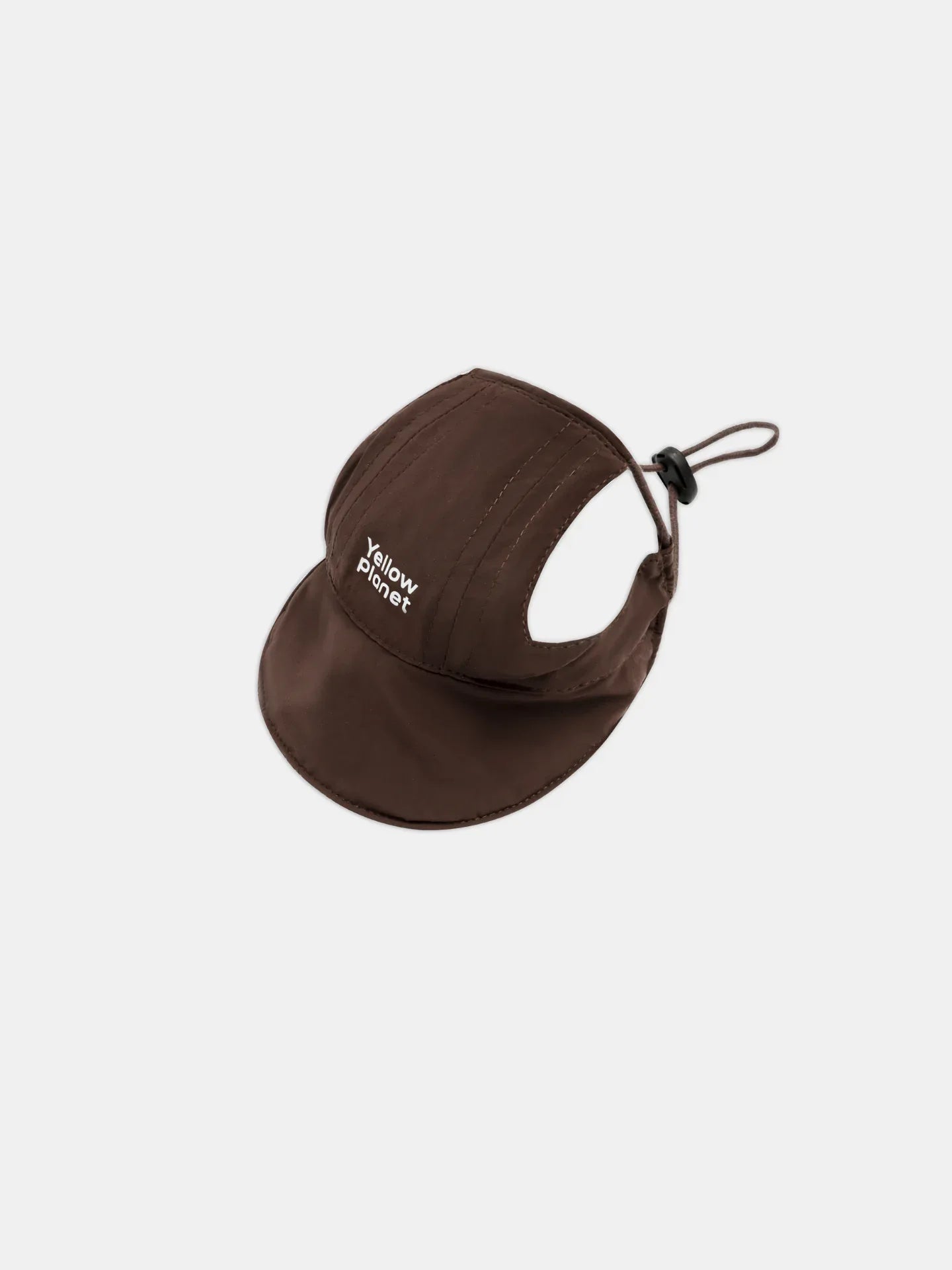 Oasis Series 3-in-1 reversible lightweight pet cap adjustable dog hat in coffee and sage green isolated on white background