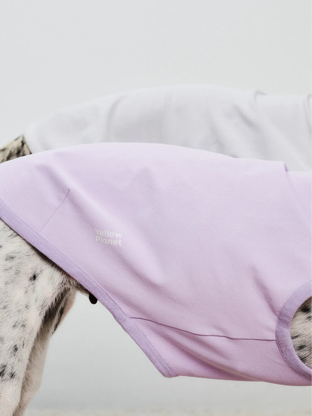 Close-up side view of the L.Gray and Lavender Oasis Series vests, comparing the two soft pastel colorways.